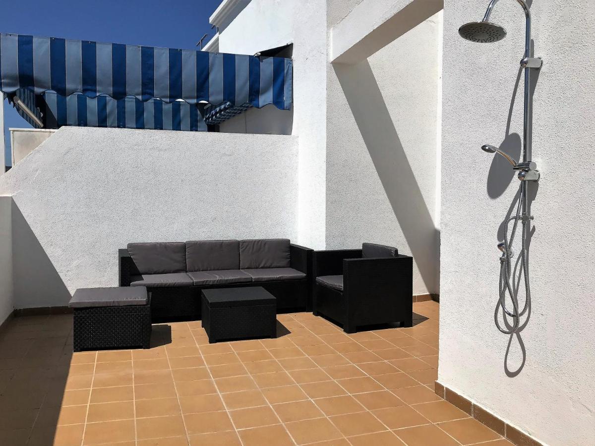 Atico En El Centro, Terraza 20 M2, Garaje, Wi-Fi, Ac Apartment Sanlucar de Barrameda Luaran gambar